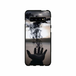Husa personalizata tip carcasa HQPrint pentru Samsung Galaxy S10, model Black Magic, multicolor, S1D1M0152