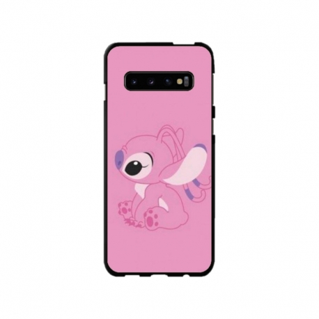 Husa personalizata tip carcasa HQPrint pentru Samsung Galaxy S10 Plus, model Pink Stitch, multicolor, S1D1M0005