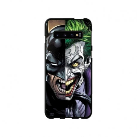 Husa personalizata tip carcasa HQPrint pentru Samsung Galaxy S10 Plus, model Batman VS Joker, multicolor, S1D1M0012
