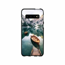 Husa personalizata tip carcasa HQPrint pentru Samsung Galaxy S10 Plus, model Boats, multicolor, S1D1M0024