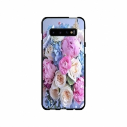 Husa personalizata tip carcasa HQPrint pentru Samsung Galaxy S10 Plus, model Flowers 1, multicolor, S1D1M0026