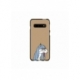 Husa personalizata tip carcasa HQPrint pentru Samsung Galaxy S10 Plus, model Tired Bunny, multicolor, S1D1M0027