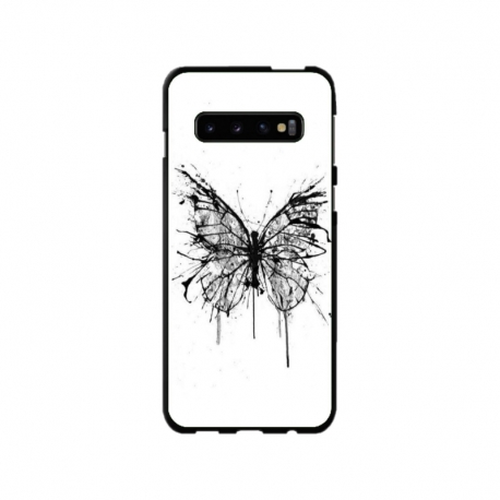 Husa personalizata tip carcasa HQPrint pentru Samsung Galaxy S10 Plus, model Butterfly 3, multicolor, S1D1M0030