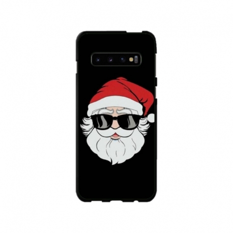 Husa personalizata tip carcasa HQPrint pentru Samsung Galaxy S10 Plus, model Cool Santa, multicolor, S1D1M0046