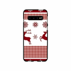 Husa personalizata tip carcasa HQPrint pentru Samsung Galaxy S10 Plus, model Reindeer 1, multicolor, S1D1M0051