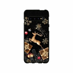 Husa personalizata tip carcasa HQPrint pentru Samsung Galaxy S10 Plus, model Reindeer 2, multicolor, S1D1M0052