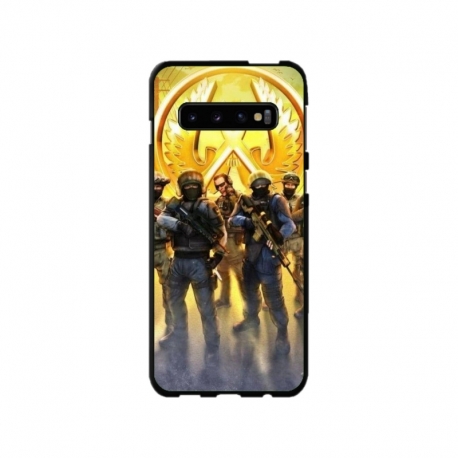 Husa personalizata tip carcasa HQPrint pentru Samsung Galaxy S10 Plus, model Counter Strike, multicolor, S1D1M0062