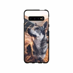 Husa personalizata tip carcasa HQPrint pentru Samsung Galaxy S10 Plus, model Dog 1, multicolor, S1D1M0064