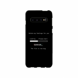 Husa personalizata tip carcasa HQPrint pentru Samsung Galaxy S10 Plus, model Delete Feelings, multicolor, S1D1M0069