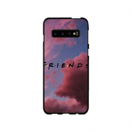 Husa personalizata tip carcasa HQPrint pentru Samsung Galaxy S10 Plus, model FRIENDS 2, multicolor, S1D1M0082