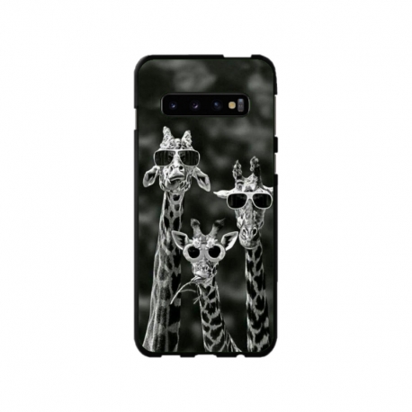 Husa personalizata tip carcasa HQPrint pentru Samsung Galaxy S10 Plus, model Zebra 1, multicolor, S1D1M0086