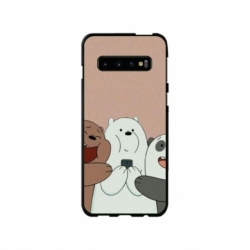 Husa personalizata tip carcasa HQPrint pentru Samsung Galaxy S10 Plus, model Bears 2, multicolor, S1D1M0089