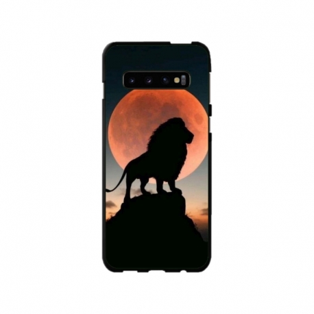 Husa personalizata tip carcasa HQPrint pentru Samsung Galaxy S10 Plus, model Lion 1, multicolor, S1D1M0110