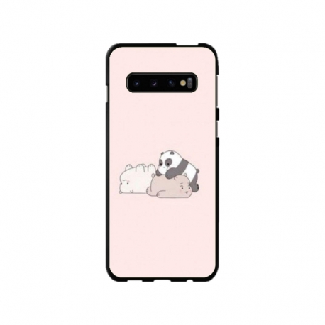 Husa personalizata tip carcasa HQPrint pentru Samsung Galaxy S10 Plus, model Bears 3, multicolor, S1D1M0115