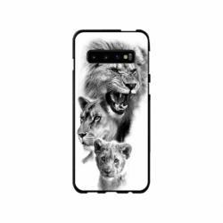 Husa personalizata tip carcasa HQPrint pentru Samsung Galaxy S10 Plus, model Lion 3, multicolor, S1D1M0118