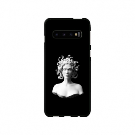 Husa personalizata tip carcasa HQPrint pentru Samsung Galaxy S10 Plus, model Medusa 1, multicolor, S1D1M0121