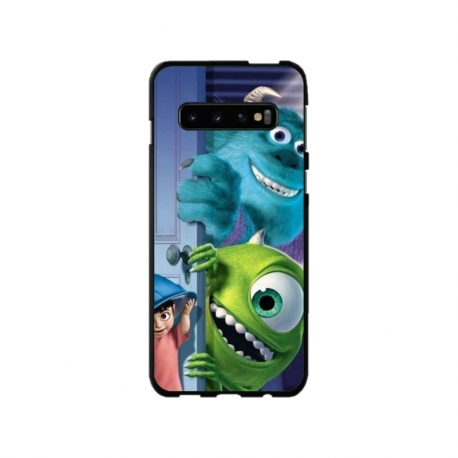 Husa personalizata tip carcasa HQPrint pentru Samsung Galaxy S10 Plus, model Monster INC, multicolor, S1D1M0127
