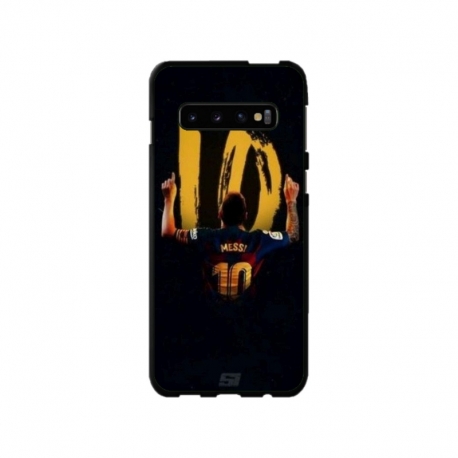 Husa personalizata tip carcasa HQPrint pentru Samsung Galaxy S10 Plus, model Messi 2, multicolor, S1D1M0134