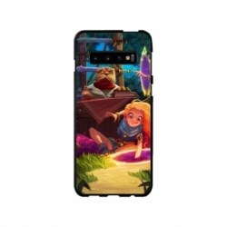 Husa personalizata tip carcasa HQPrint pentru Samsung Galaxy S10 Plus, model Tangled, multicolor, S1D1M0150