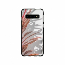 Husa personalizata tip carcasa HQPrint pentru Samsung Galaxy S10 Plus, model Leaf Design 4, multicolor, S1D1M0155