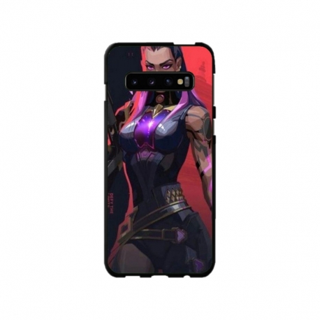 Husa personalizata tip carcasa HQPrint pentru Samsung Galaxy S10 Plus, model Valorant, multicolor, S1D1M0157