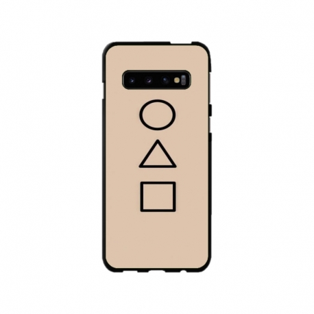 Husa personalizata tip carcasa HQPrint pentru Samsung Galaxy S10 Plus, model Squid Game 1, multicolor, S1D1M0173