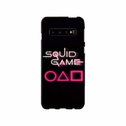 Husa personalizata tip carcasa HQPrint pentru Samsung Galaxy S10 Plus, model Squid Game 4, multicolor, S1D1M0176