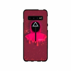 Husa personalizata tip carcasa HQPrint pentru Samsung Galaxy S10 Plus, model Squid Game 6, multicolor, S1D1M0178