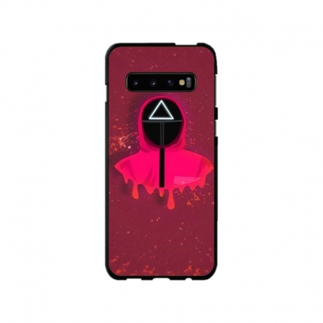 Husa personalizata tip carcasa HQPrint pentru Samsung Galaxy S10 Plus, model Squid Game 6, multicolor, S1D1M0178