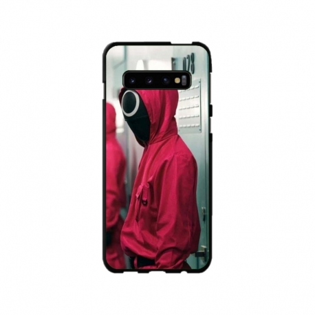 Husa personalizata tip carcasa HQPrint pentru Samsung Galaxy S10 Plus, model Squid Game 14, multicolor, S1D1M0186