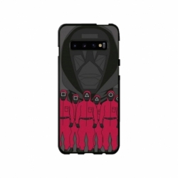 Husa personalizata tip carcasa HQPrint pentru Samsung Galaxy S10 Plus, model Squid Game 15, multicolor, S1D1M0187