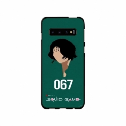 Husa personalizata tip carcasa HQPrint pentru Samsung Galaxy S10 Plus, model Squid Game 16, multicolor, S1D1M0188