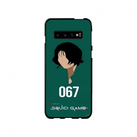 Husa personalizata tip carcasa HQPrint pentru Samsung Galaxy S10 Plus, model Squid Game 16, multicolor, S1D1M0188