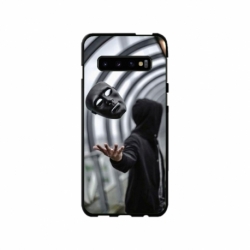 Husa personalizata tip carcasa HQPrint pentru Samsung Galaxy S10 Plus, model Mask, multicolor, S1D1M0199