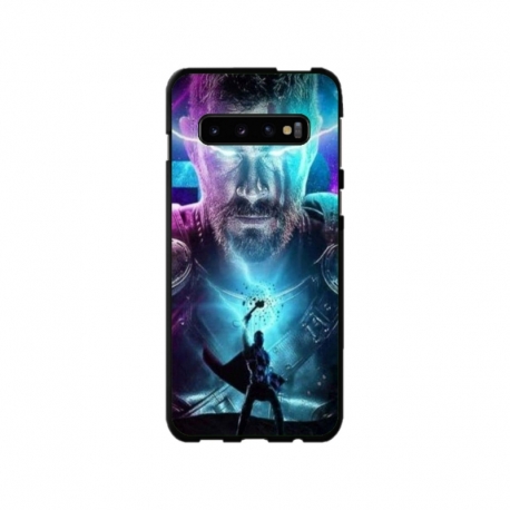 Husa personalizata tip carcasa HQPrint pentru Samsung Galaxy S10 Plus, model Thor 1, multicolor, S1D1M0201