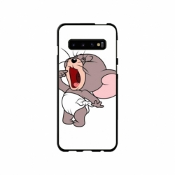 Husa personalizata tip carcasa HQPrint pentru Samsung Galaxy S10 Plus, model Tom and Jerry 3, multicolor, S1D1M0207
