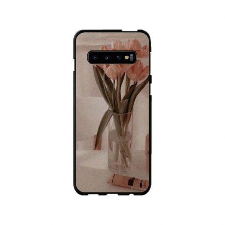 Husa personalizata tip carcasa HQPrint pentru Samsung Galaxy S10 Plus, model Flowers 14, multicolor, S1D1M0208