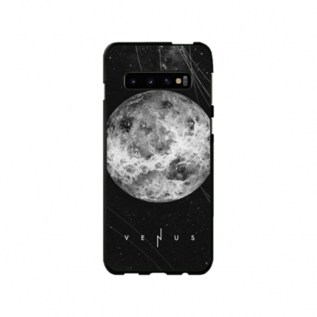 Husa personalizata tip carcasa HQPrint pentru Samsung Galaxy S10 Plus, model Moon, multicolor, S1D1M0212