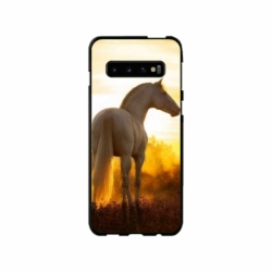 Husa personalizata tip carcasa HQPrint pentru Samsung Galaxy S10 Plus, model Horse 2, multicolor, S1D1M0218