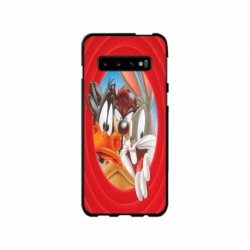 Husa personalizata tip carcasa HQPrint pentru Samsung Galaxy S10 Plus, model Looney Tunes 2, multicolor, S1D1M0227