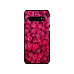 Husa personalizata tip carcasa HQPrint pentru Samsung Galaxy S10 Plus, model Zmeura, multicolor, S1D1M0234