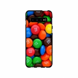 Husa personalizata tip carcasa HQPrint pentru Samsung Galaxy S10, model MandM, multicolor, S1D1M0257