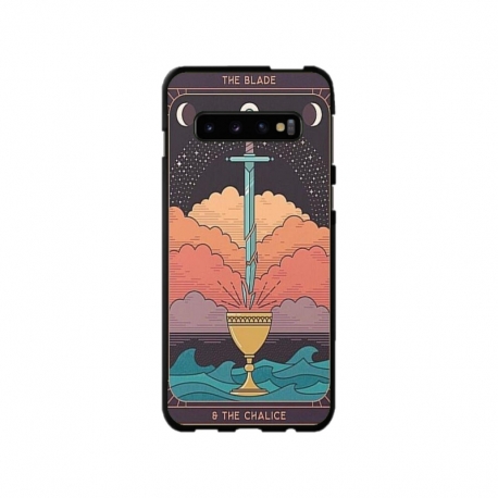 Husa personalizata tip carcasa HQPrint pentru Samsung Galaxy S10, model Tarrot, multicolor, S1D1M0267