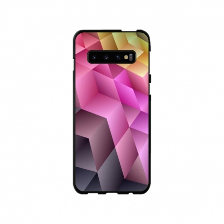 Husa personalizata tip carcasa HQPrint pentru Samsung Galaxy S10 Plus, model Colorful 1, multicolor, S1D1M0273