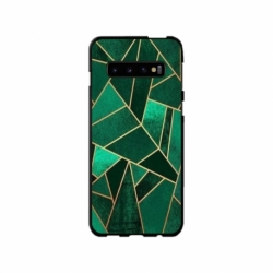Husa personalizata tip carcasa HQPrint pentru Samsung Galaxy S10 Plus, model Emerald, multicolor, S1D1M0287