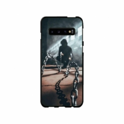 Husa personalizata tip carcasa HQPrint pentru Samsung Galaxy S10, model Chain Man, multicolor, S1D1M0296