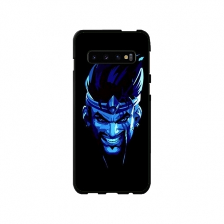 Husa personalizata tip carcasa HQPrint pentru Samsung Galaxy S10, model Blue King, multicolor, S1D1M0305