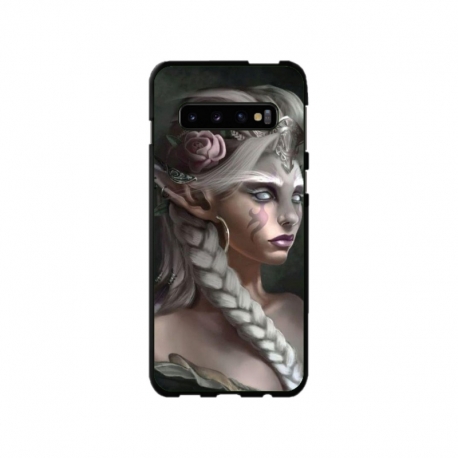 Husa personalizata tip carcasa HQPrint pentru Samsung Galaxy S10, model Alien Queen, multicolor, S1D1M0308