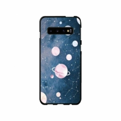 Husa personalizata tip carcasa HQPrint pentru Samsung Galaxy S10, model Solar System, multicolor, S1D1M0313