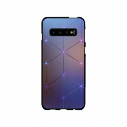 Husa personalizata tip carcasa HQPrint pentru Samsung Galaxy S10, model Square, multicolor, S1D1M0315